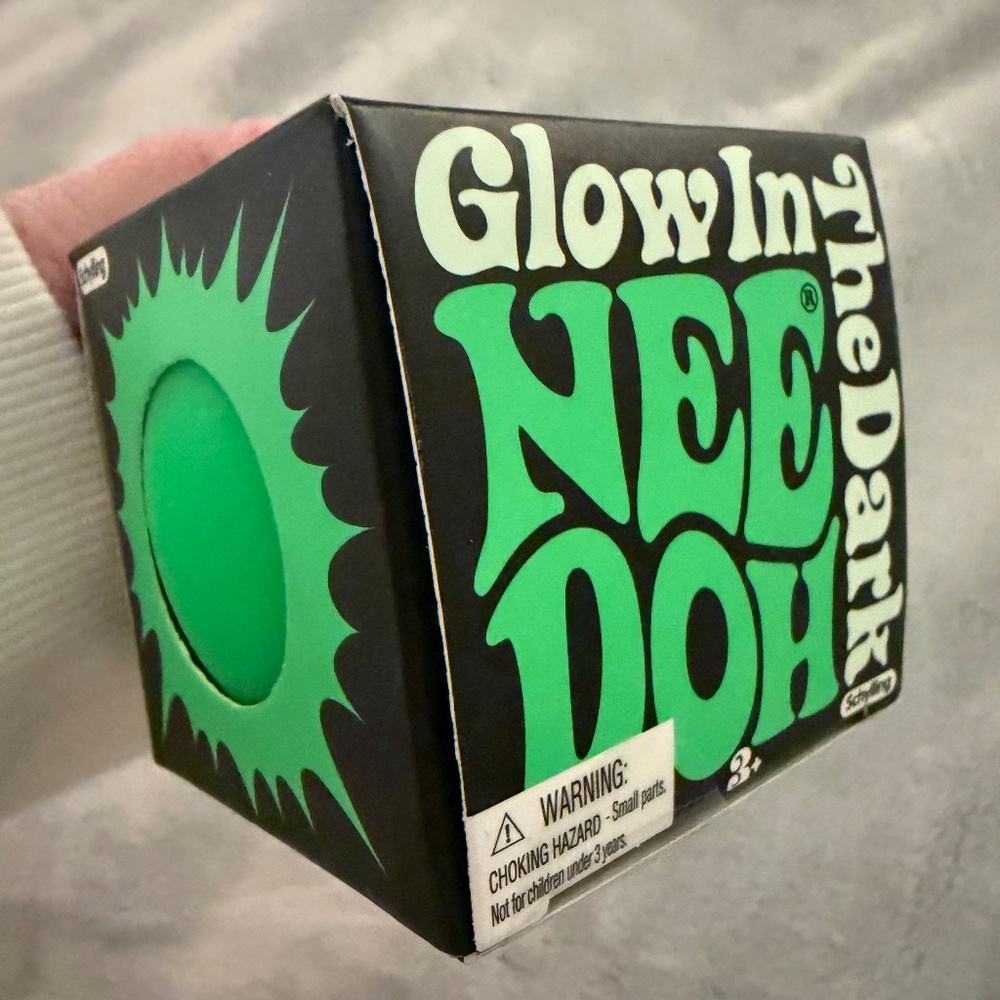 Brand New Glow in the Dark Needoh - Green